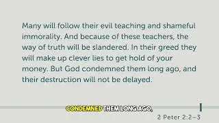 The Danger of False Teaching and Teachers