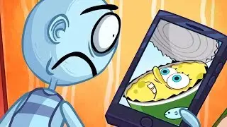 Troll Face Quest Video Games 2 Vs Spongebob's Game Frenzy - Funny Trolling Games For Kids