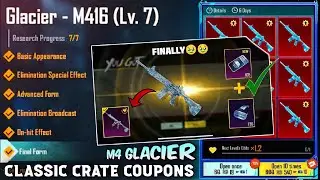 M4 Glacier !😍 Classic Crate Coupons Crate Opening - for upgrading Glacier M416 🔥