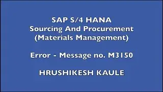Error - Message no. M3150 --The company code XXXX does not exist or has not been fully maintained.