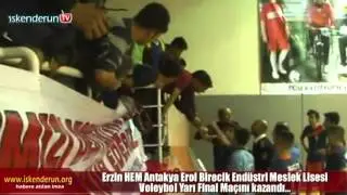 Erzin HEM Voleybol Takımı Finalde