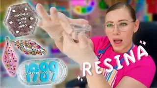 ¡NO HABÍA CREADO CON RESINA! 💖 NUEVO MATERIAL FAVORITO 🤩