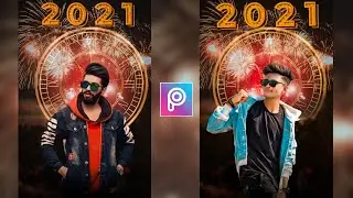 Happy New Year 2021 Photo Editing In PicsArt || New Year Photo Editing || Picsart New Year Photo