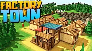 BUILDING OUR OWN AUTOMATED CITY - Autonauts Meets Factorio - Factory Town Gameplay