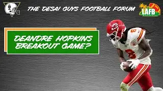 DeAndre Hopkins Breakout Game? Week 9 Start Em Sit Em Picks