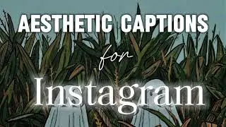 Aesthetic Captions for Instagram