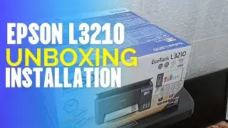 EPSON ECOTANK L3210 PRINTER | Full Set-up (Unbox Ink-Filling Print & Installation 2024