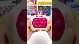 Unboxing Cute Pink Bear Pop It Push Game😍🐻🎉 