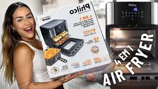 COMPREI UM AIR FRYER OVEN 4 EM 1 | Fritadeira elétrica PHILCO vale a pena?