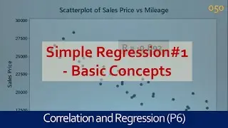 050 - Correlation and Regression | Basic Concepts of Simple Regression | Lean Six Sigma Training
