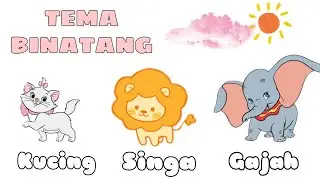 KEGIATAN KREATIF TEMA BINATANG || SINGA KUCING GAJAH