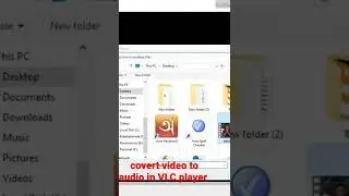 covert video to audio in VLC player