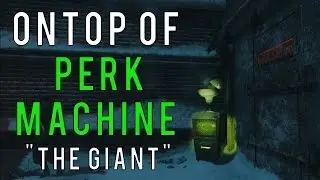 BO3 Zombie Glitches Ontop of Perk Machine and Snow Pile on 