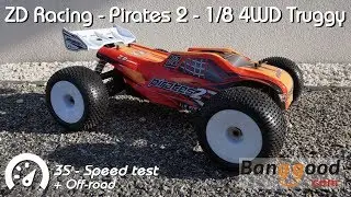 • ZD Racing - Pirates 2 - 1/8 4WD Truggy - 3s Speed test •
