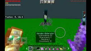 Defeating Warden in Minecraft | #minecraft #warden