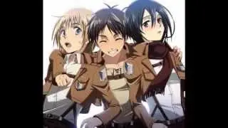Shingeki no Kyojin/Attack on Titan - Eren, Mikasa and Armin - You spin my head right round!
