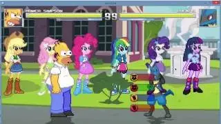 M.U.G.E.N - Homer vs. Lucario