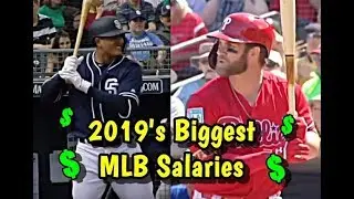 TOP 10 Largest Salaries of 2019 In Major League Baseball - INSANE Millionaires!
