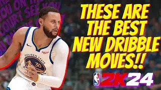These NEW DRIBBLE MOVES are the BEST COMBOS FOR BEGINNERS in NBA 2K24!