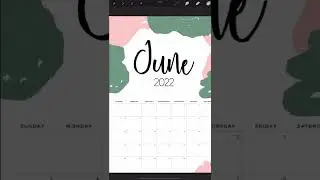 FREE PRINTABLE CALENDAR FOR JUNE 2022!! 