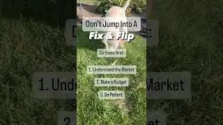 Want to do a fix n flip?