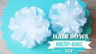 How to make HAIR BOWS / Банты на 1 сентября / DIY NataliDoma