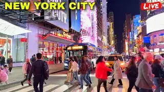 IRL New York City Monday Evening Walk in Manhattan (10th November 2025)