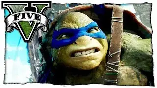 GTA 5 МОДЫ: ЧЕРЕПАШКИ НИНДЗЯ СРАЖАЮТСЯ С ХАЛКОМ! ВИДЕО ОБЗОР МОДА ИГРЫ ГТА 5 MODS