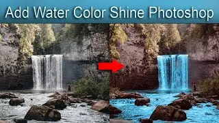 How To Make Water Glow In Photoshop ||Water Shine With Photoshop [Hindi/Urdu]