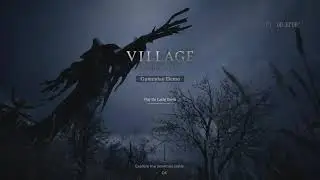 Playin Resident Evil village Castle Demo