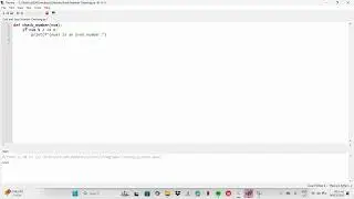 Odd or Even Checker using Python