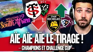 TIRAGE COUPE EUROPE de RUGBY - TOULOUSE en AFRIQUE du SUD !