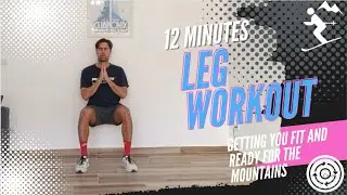 The Consistent Club & Get Ski Fit | 12 Min Leg blast | No equipment needed