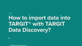 TARGIT 2018 How to import data with TARGIT data discovery