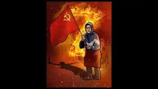 Бабушка и знамя Победы.