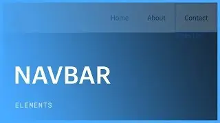 Adding Navigation Menu || Part 4