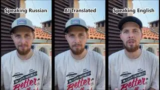 I had AI translate me from Russian into English, then said the same English to compare the results