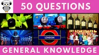 General Knowledge Quiz Trivia #166 | Thomas Train, Wine Bottle Size, Darth Vader, London Underground