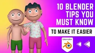 (hindi) 10 Blender tips & tricks to make your work easier | tutorial for beginners | Animatechz