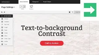 How to send a better marketing message using proper text-to-background contrast (Pagewiz)