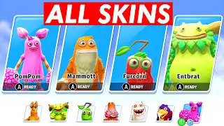 My Singing Monsters Playground - All Monsters Skins Showcase
