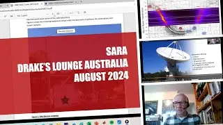Drake's Australia Aug 2024 - Antenna status, Pulsar observing, HI Telescope, 20M Galaxy Observing