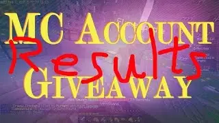 MC Account Giveaway Results