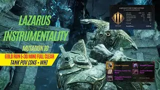 New World - PVE Tank Build - Lazarus Mutation 10 Gold Run Finished - Full Clear - Amazing Loot