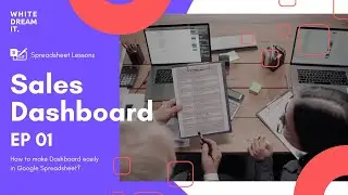 Sales Dashboard - Working Day Calculation EP 01 @whitedreamit #googlespreadsheet #salesdashboard