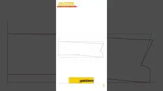 How to draft All-in-one Collar & Stand patterns [Pattern Making Tutorial] #shorts