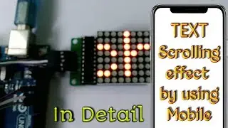 Text scrolling effect || Mirror problem solution of MD_MAX72XX