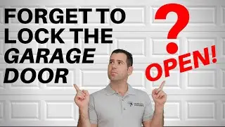 Best Garage Door Solution if You Keep Forgetting to Lock it  ✅