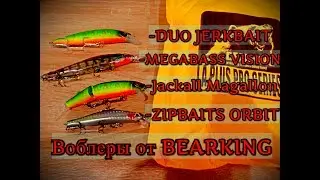 Воблеры BEARKING | Лучшие Китайские копии | Уловистые приманки с Aliexpress.