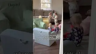 #quadruplets #momlife #thefabfour #toddlermom #dailyvideoblog #dailyvlog #youtubeshorts #viralreels